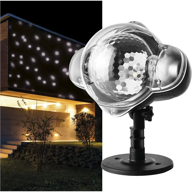 EMOS LED PROJEKTOR HULLÓ HÓPIHE FEHÉR