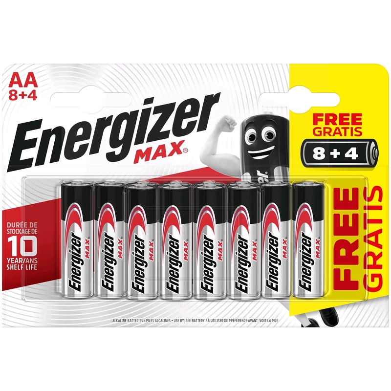 ENERGIZER MAX ALKÁLI CERUZAELEM 12 DB