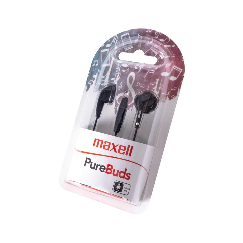 MAXELL MIKROFONOS FÜLHALLGATÓ FEKETE