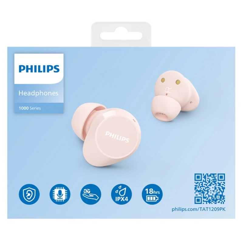 PHILIPS TWS BLUETOOTH SLUŠALICE ROZA