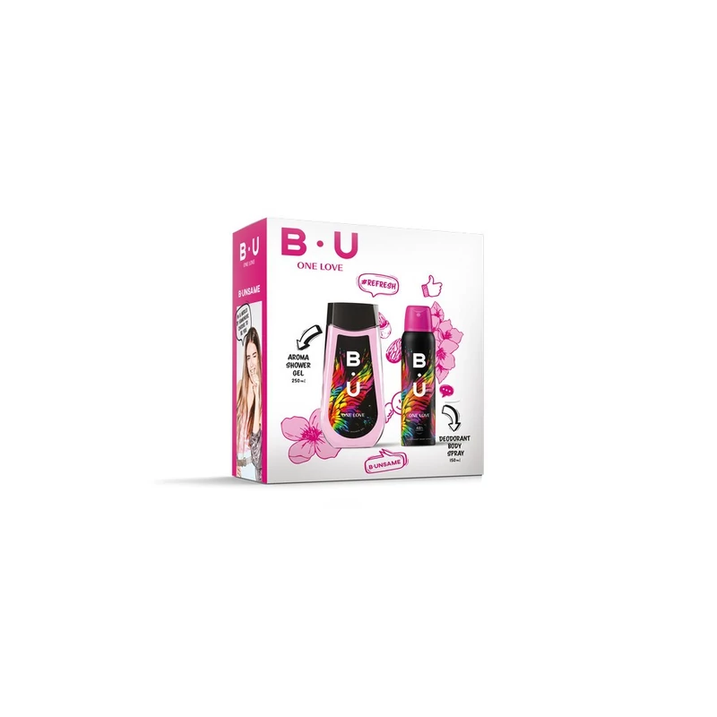 B.U. AJÁNDÉKCSOMAG ONE LOVE TUSFÜRDŐ+DEO