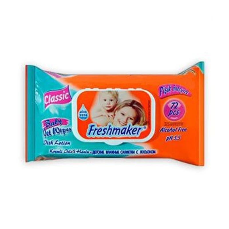 FRESHMAKER NEDVES TÖRLŐ 72 LAP KUPAKOS