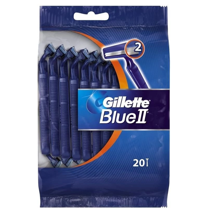 GILLETTE JEDNOKRATNA BRITVA BLUE II 20KOM