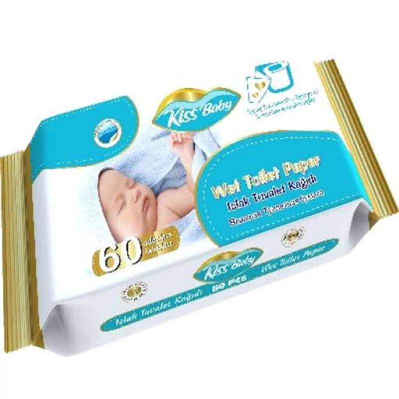KISS BABY VLAŽNI TOALETNI PAPIR 60KOM