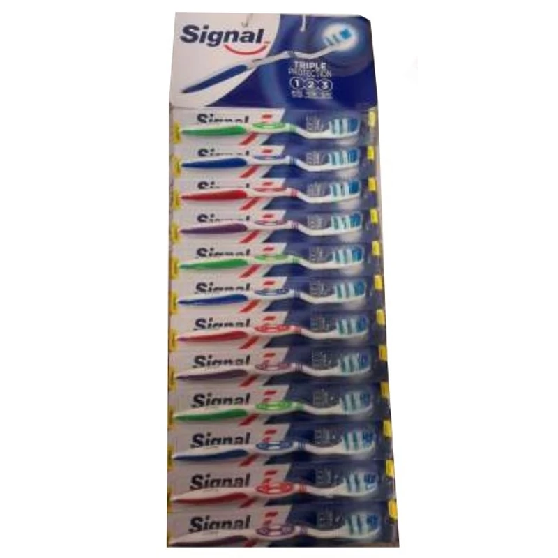 SIGNAL TROSTRUKA ZAŠTITA ČETKICA ZA ZUBE 12KOM