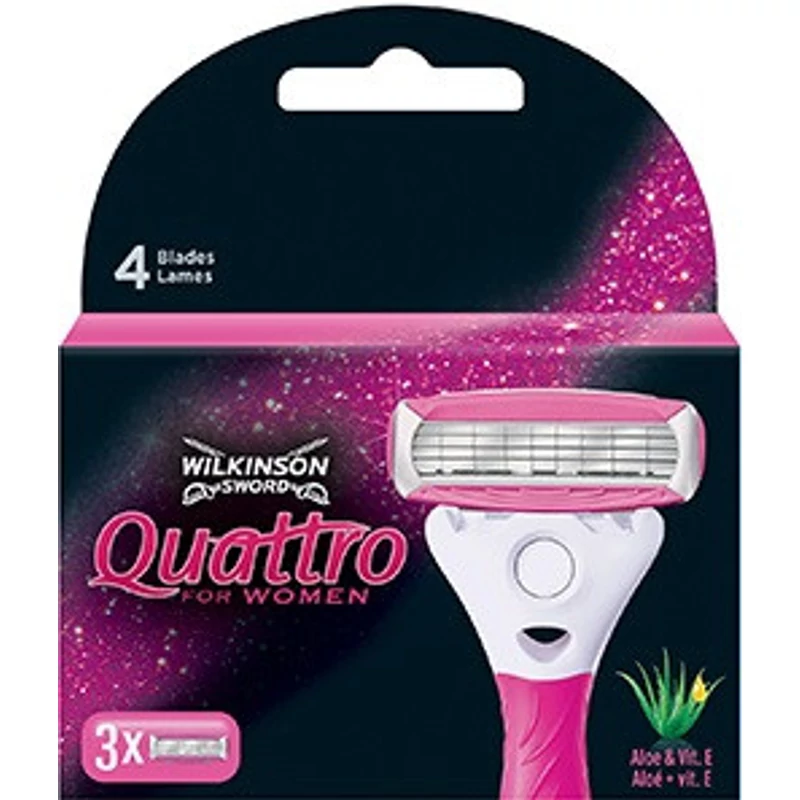 WILKINSON QUATTRO ŽENSKA OŠTRICA 3KOM