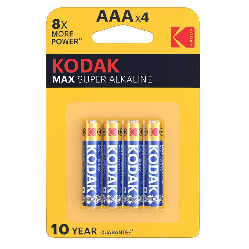 KODAK MAX ALKÁLI MIKRO ELEM 4DB