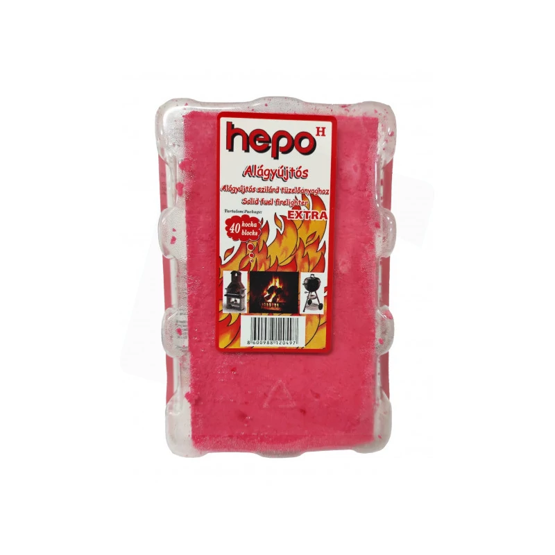 HEPO EXTRA ALÁGYÚJTÓS 40 KOCKA, ~280G