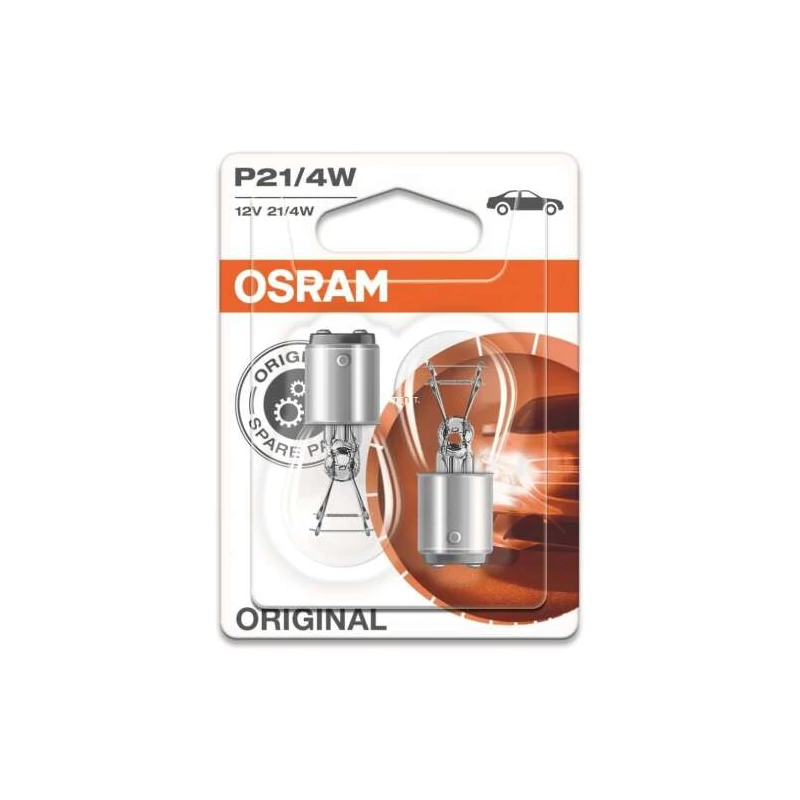 OSRAM ORIGINAL - METAL BASE P21/4W