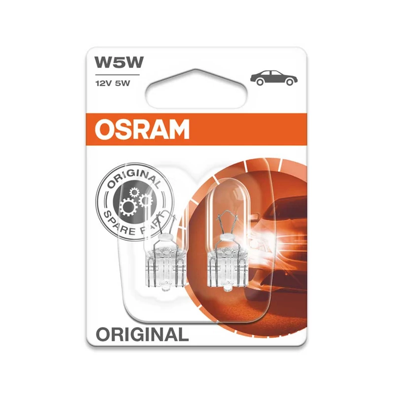 OSRAM ORIGINAL - GLASS WEDGE BASE W5W