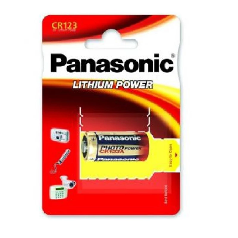 PANASONIC LÍTHIUM CR123 1DB 