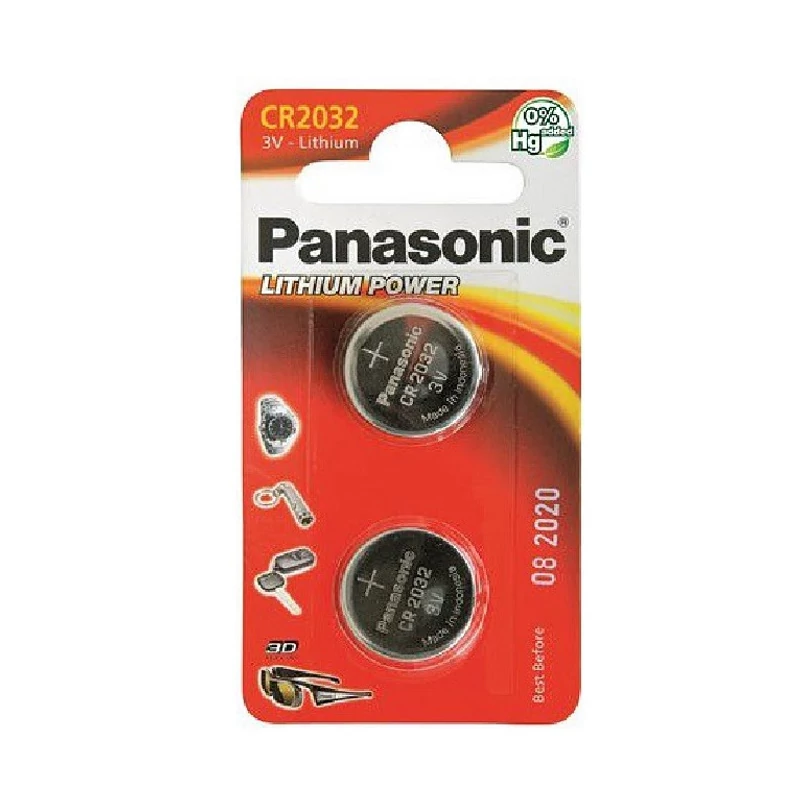 PANASONIC LÍTHIUM CR2032 2DB 