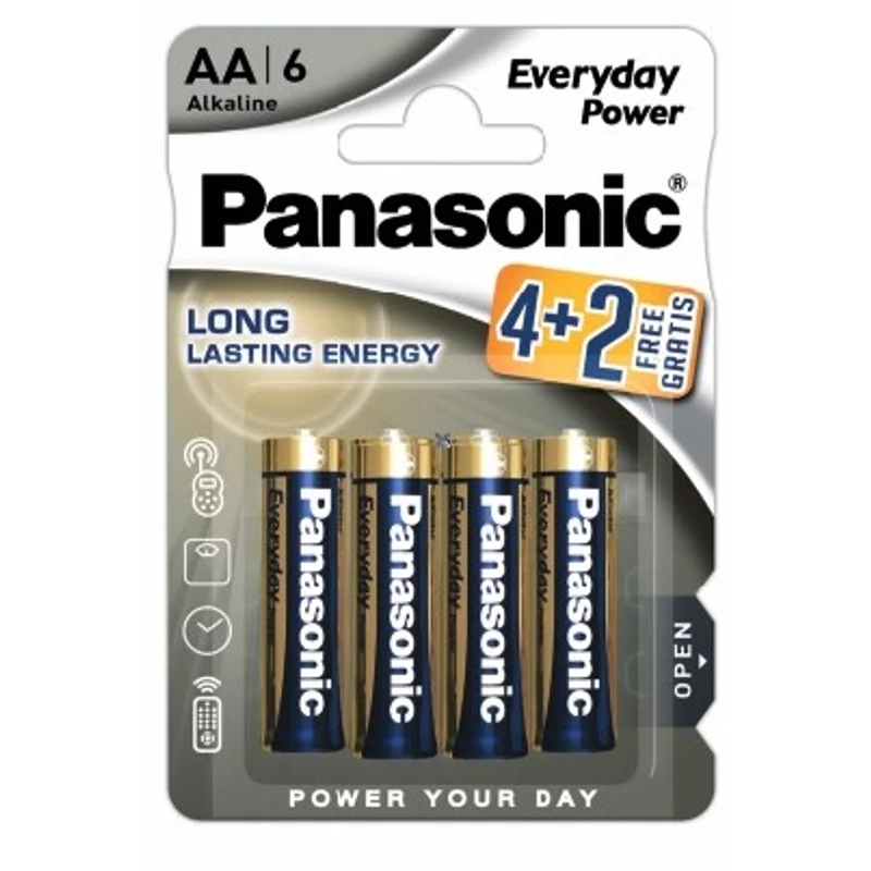 PANASONIC E.DAY POWER TARTÓS LR6 6DB