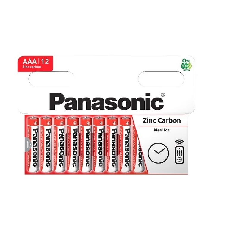 PANASONIC RED ZINC R03 12KOM