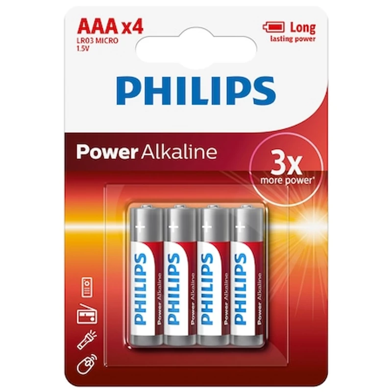 PHILIPS POWER ALKALINE AAA 4 KOM