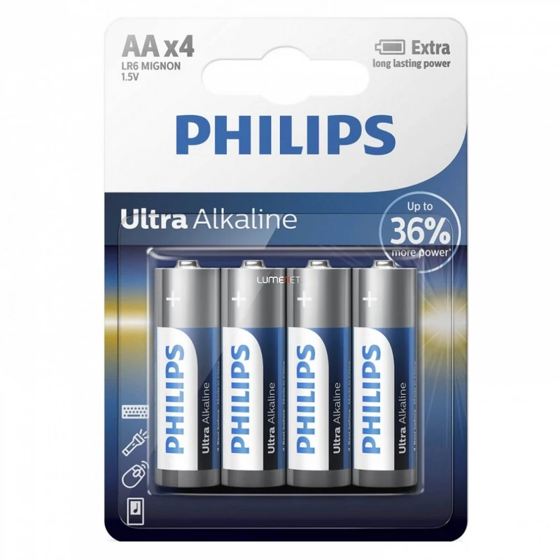 PHILIPS ULTRA ALKALINE AA 4 KOM