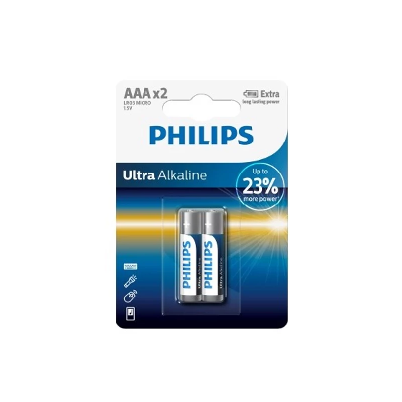 PHILIPS ULTRA ALKALINE AAA 2 KOM