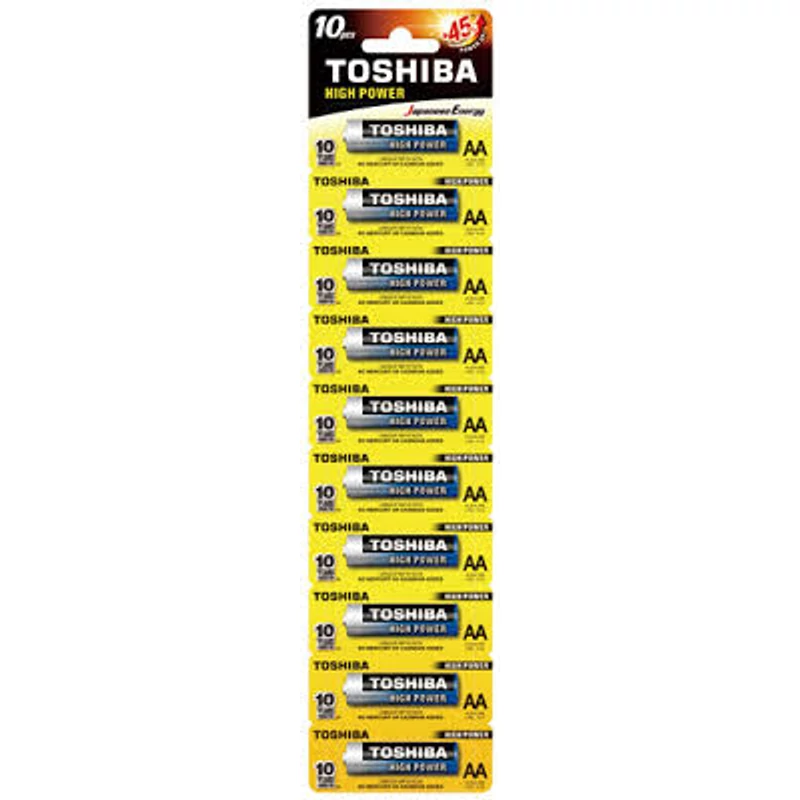TOSHIBA ALKALNA OLOVKA VISOKE SNAGE 10KOM/KOM