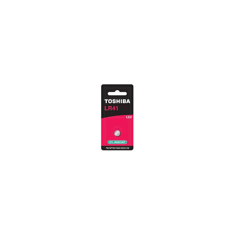 TOSHIBA ALKALNA GUMBASTA BATERIJA LR41 1.5V 1KOM