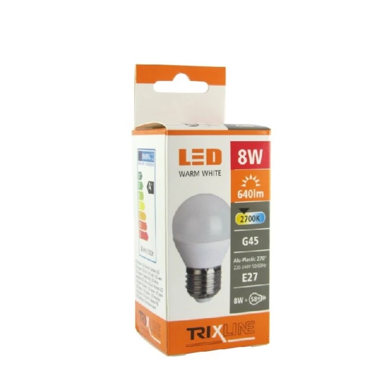 TRIXLINE LED ŽARULJA E27 8W 2700K