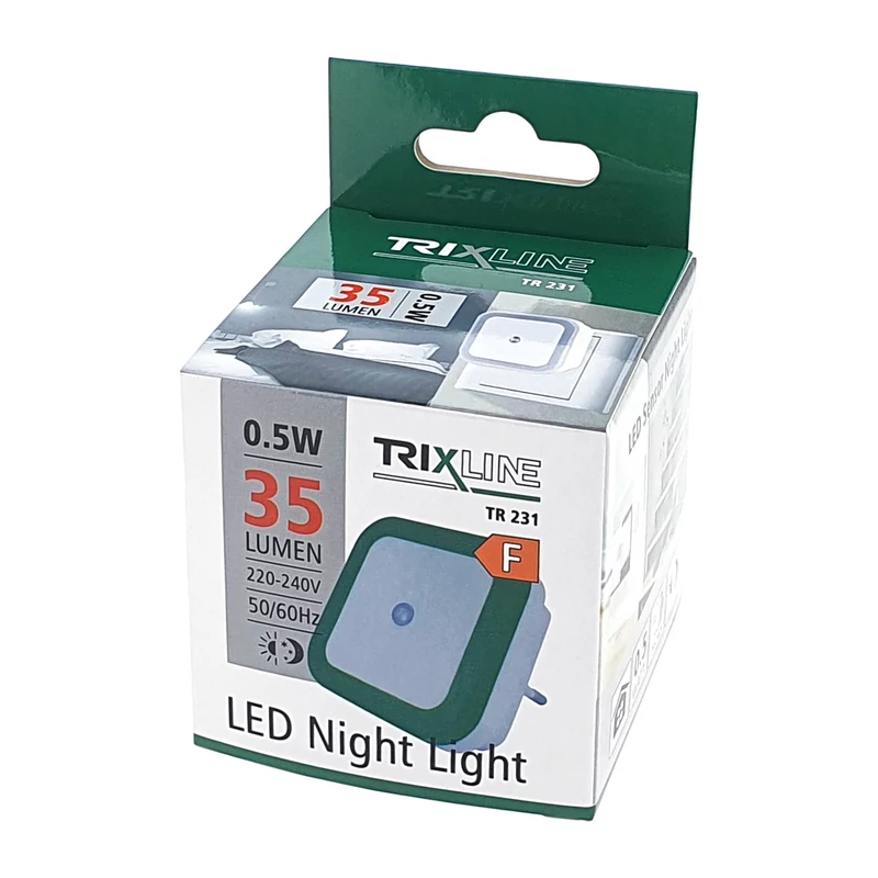 TRIXLINE LED ÉJJELI LÁMPA, ZÖLD