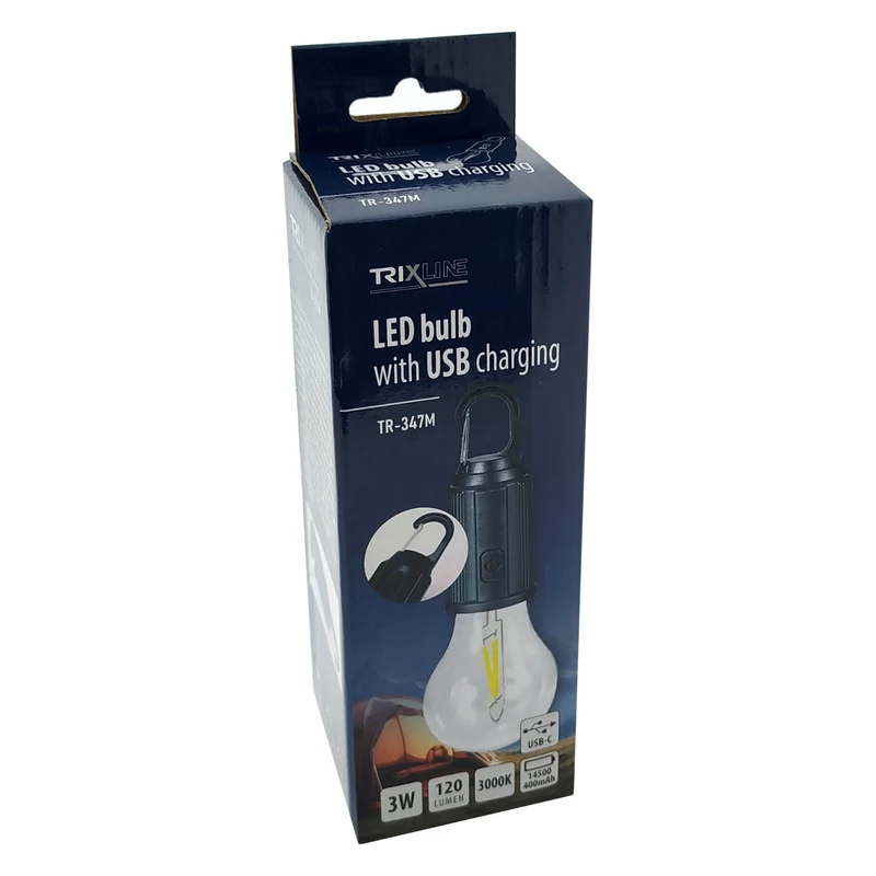 TRIXLINE LED PUNJIVA SVJETILJKA USB 3W  3000K