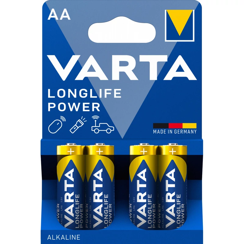 VARTA LONGLIFE POW. ALKALNA AA 4KOM/BL