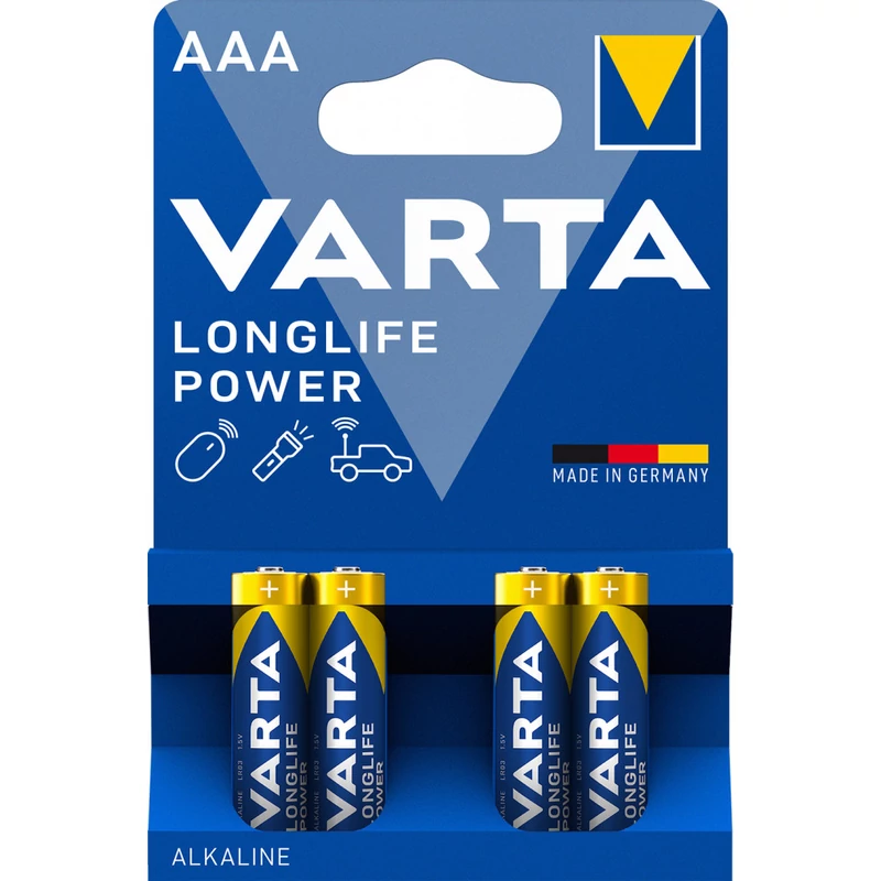 VARTA LONGLIFE POW. ALKALNA AAA 4KOM/BL