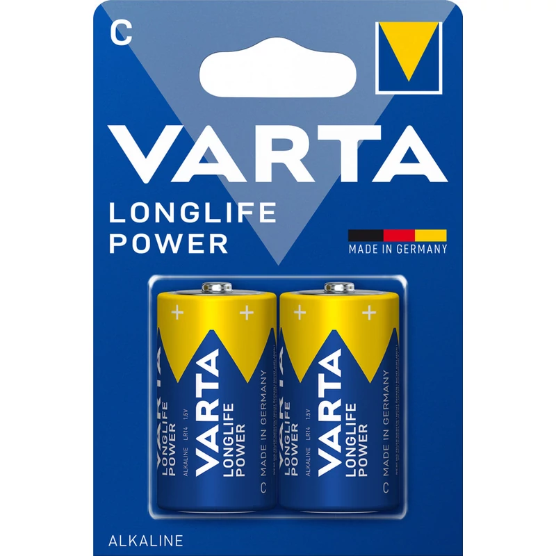 VARTA LONGLIFE POW. ALKALNA C 2KOM/BL