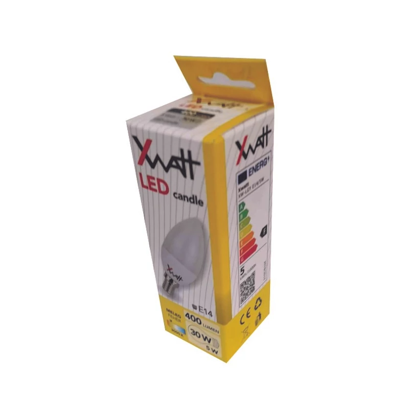XWATT LED IZZÓ GYERTYA E14 5W