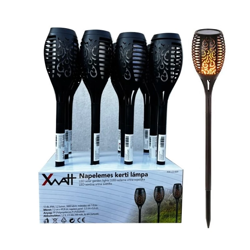 XWATT SOLAR LAMPA SREBRO