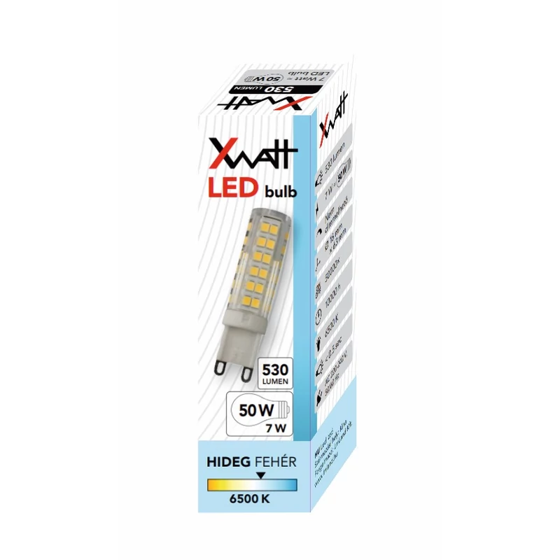 XWATT LED IZZÓ G9 7W 6500K